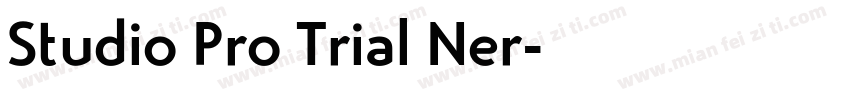 Studio Pro Trial Ner字体转换
